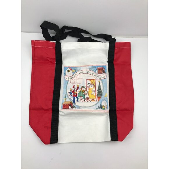 Goose Berry Co Handbags - Goose Berry Patch Co. Home For The Holiday Christmas Tote
